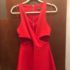 Red Express Cut-Out Dress 👗
